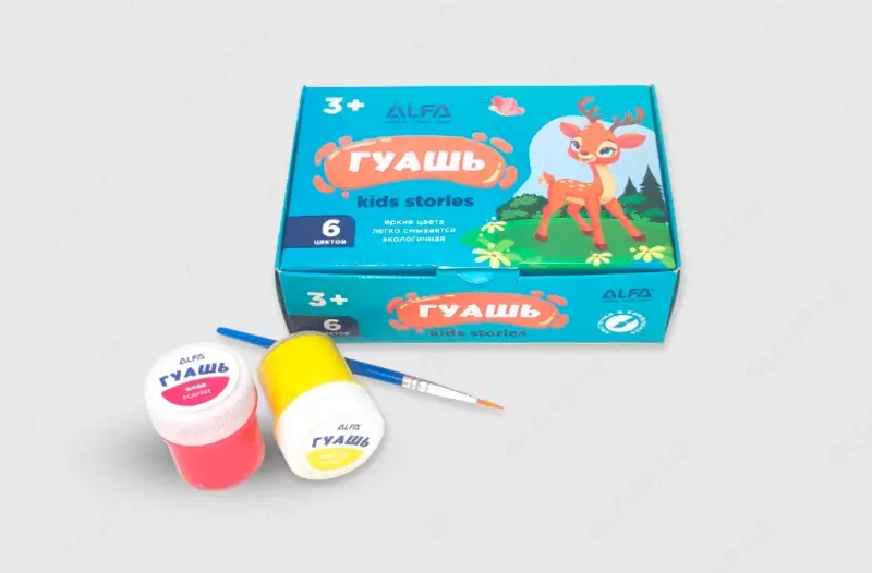 Guash Alfa “Kids Stories” 6 rang - 22 500 so'm