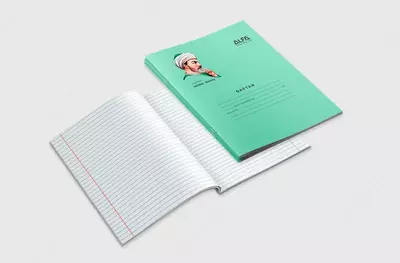 Тетрадь “Aloma”в линейку и клетку 12 листов