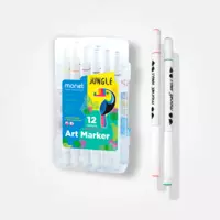 Фломастеры акварельные Monet Jungle 12 цветов