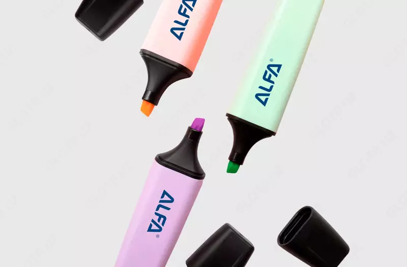 23 750 so'm Matn markeri Alfa Pastel 6 dona