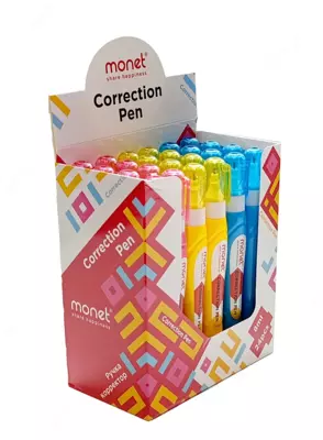 Ручка-корректор Monet 8 мл - 8 000 сум от 24 шт.