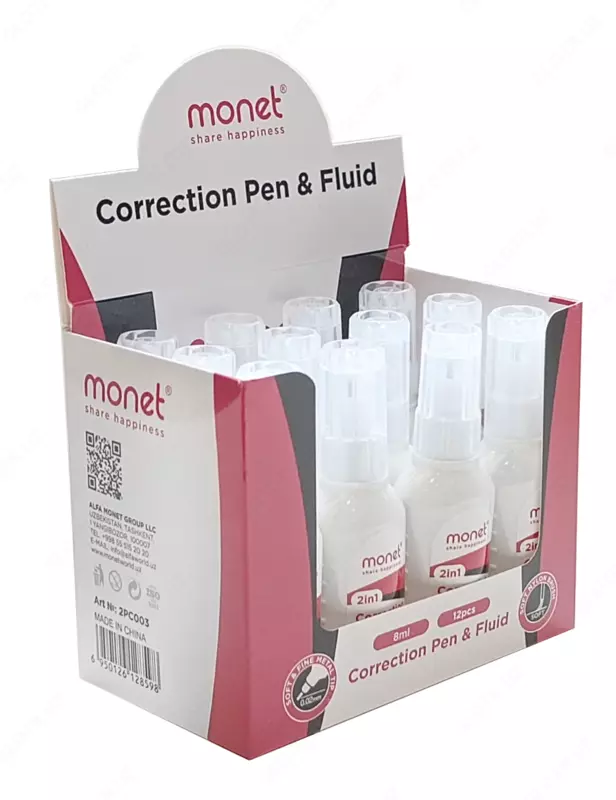 Штрих-корректор Monet 2в1 8 мл - от {0} сум