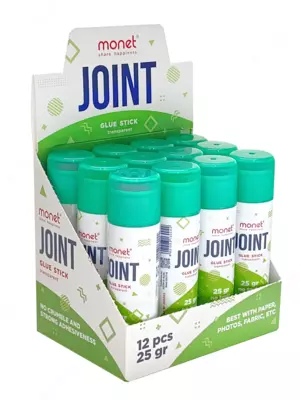 10 625 сум от 12 шт. Клей-карандаш Monet Joint 25 гр