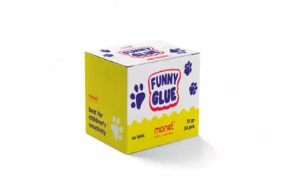 12 000 сум от 24 шт. Клей-карандаш Monet Funny Glue 15 гр