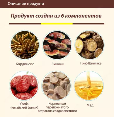 756 000 so'm / dona Kordiseps "1+1 Effekti" qayta tiklash va immunomodulyatsion ta'sir bilan