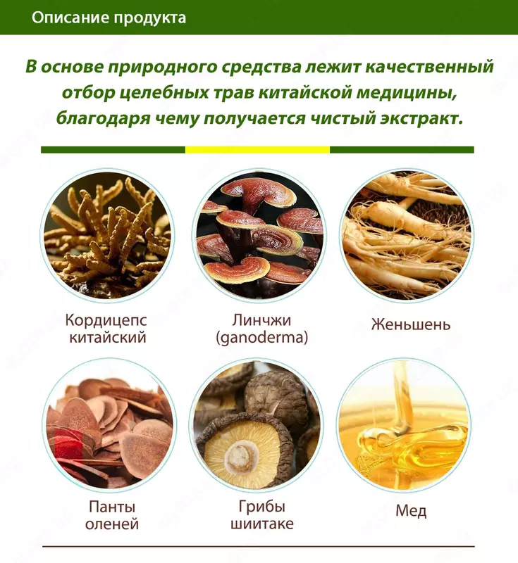 Kordiseps "hayotiy kuch manbai" immunitetni tiklash va surunkali kasalliklarning oldini olish uchun - 756 000 so'm