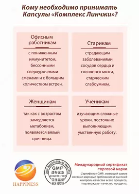 630 000 сум / шт. Капсулы «Комплекс Линчжи» для улучшения работы мозга