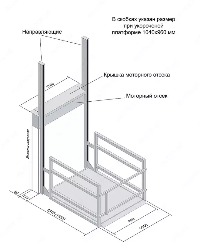 Вертикальный инвалидный подъёмник ComDis120 - Ruisel Elevator