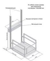Вертикальный инвалидный подъёмник ComDis120 - Ruisel Elevator