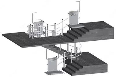 Наклонный (лестничный) инвалидный подъёмник ComDis-250 W Только в розницу