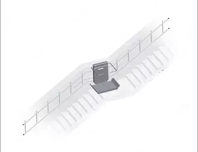 Наклонный (лестничный) инвалидный подъёмник ComDis-250 Y Только в розницу