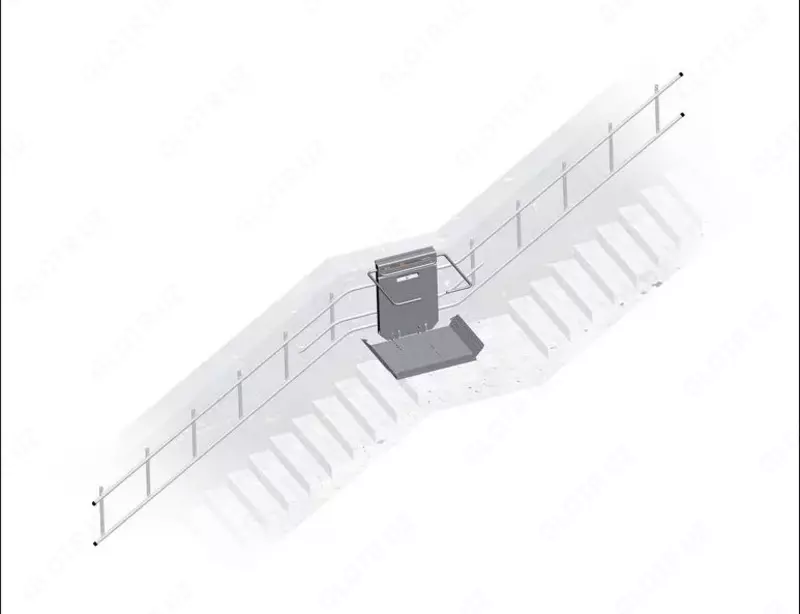Наклонный инвалидный подъемник по запросу - Ruisel Elevator