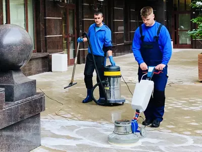 клининг брусчатки от профессионалов