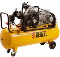  Компрессор воздушный BCW3000-T/100  ременный привод  3.0 кВт  100 литров  520 л/мин DENZEL 58118 - 