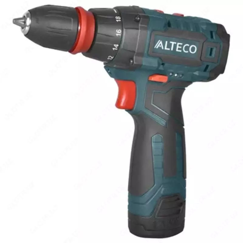  Аккумуляторная дрель-шуруповерт со съемным патроном ALTECO CD 1210F Li X2 - 