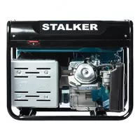  Бензиновый генератор STALKER SPG-9800ТЕ / 7кВт / 220/380В - 