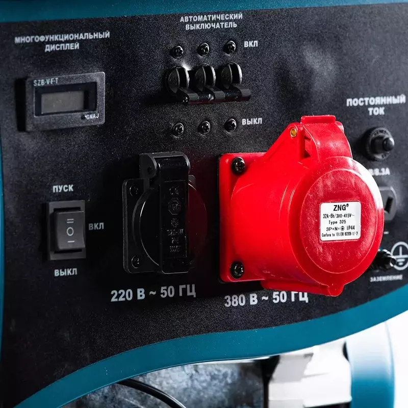   Бензиновый генератор STALKER SPG-9800ТЕ / 7кВт / 220/380В