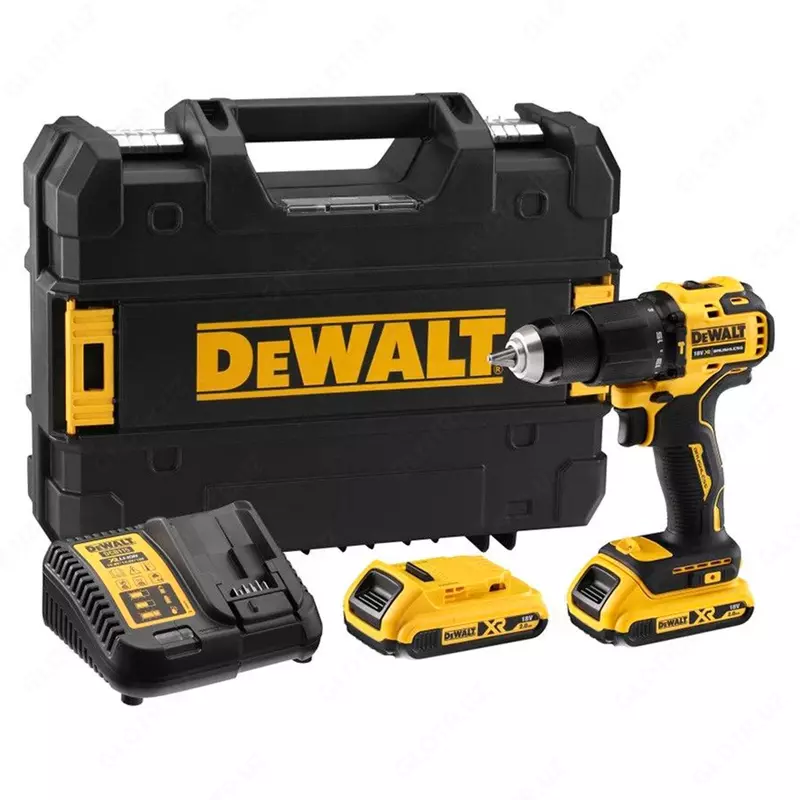 Аккумуляторная дрель-шуруповерт DeWALT DCD709D2T-QW
