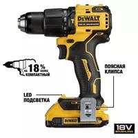   Аккумуляторная дрель-шуруповерт DeWALT DCD709D2T-QW