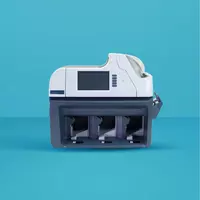 Профессиональный трехкарманный (3+1) мультивалютный счетчик-сортировщик банкнот Magner 350N с функцией распознавания ветхости.