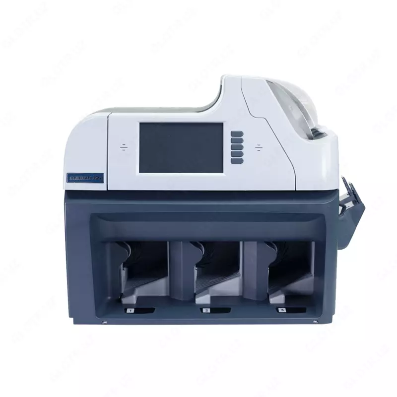  Профессиональный трехкарманный (3+1) мультивалютный счетчик-сортировщик банкнот Magner 350N с функцией распознавания ветхости. - 