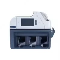  Профессиональный трехкарманный (3+1) мультивалютный счетчик-сортировщик банкнот Magner 350N с функцией распознавания ветхости. - 