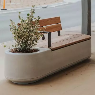 Скамейка / урна / мусор бак / ландшафт дизайн / остановка / банкомат - Art Bench