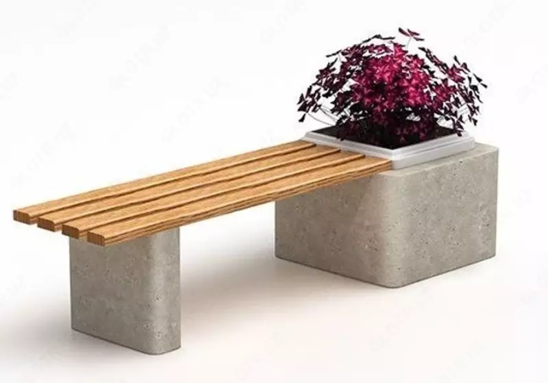 Скамейка урна латок кашпо Патио скамьи