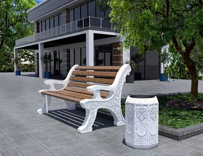 Скамейки лофты урны вазоны лотки