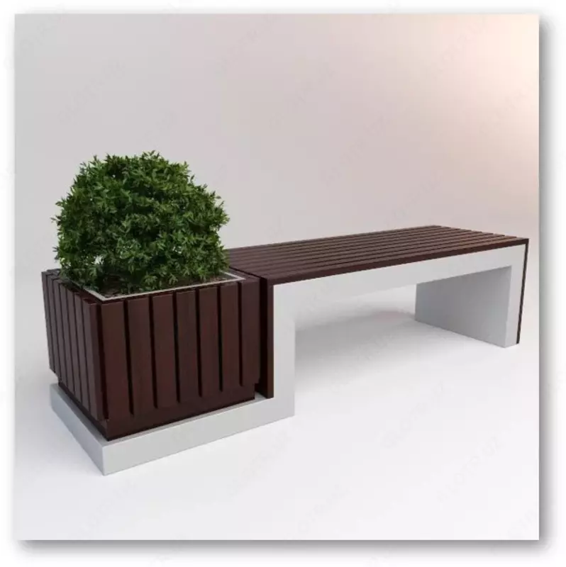 Suyanchiqli va suyanchiqsiz skameykalar Loft Urna Landshaft dizayn Ulgurji va chakana