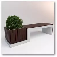 Suyanchiqli va suyanchiqsiz skameykalar Loft Urna Landshaft dizayn Ulgurji va chakana