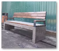 Suyanchiqli va suyanchiqsiz skameykalar Loft Urna Landshaft dizayn Patio o'rindiqlar