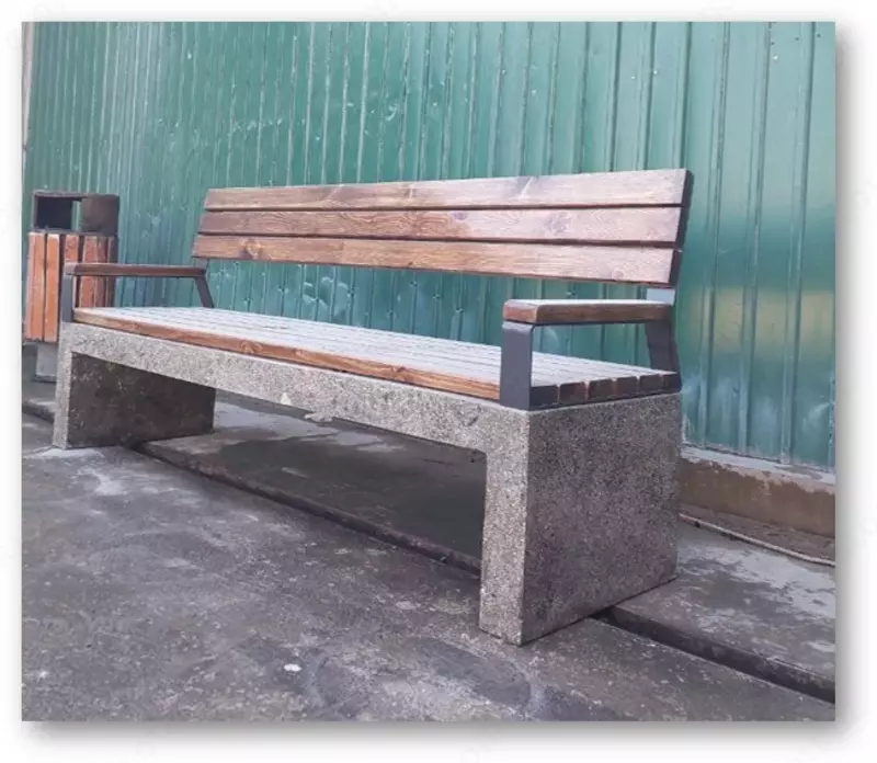 Suyanchiqli va suyanchiqsiz skameykalar Loft Urna Landshaft dizayn Patio o'rindiqlar