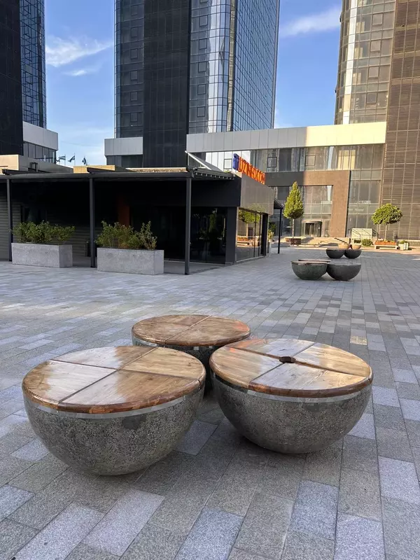 Скамейка мраморная c спинки и без спинки в наличии Art Bench