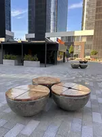 Скамейка мраморная c спинки и без спинки в наличии Art Bench