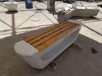 Скамейка мраморная c спинки и без спинки в наличии - Art Bench