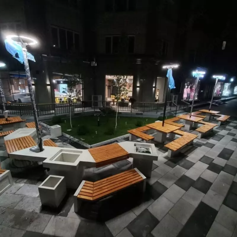 Скамейка / урна / лoток - Art Bench