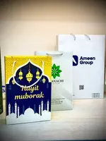 Toshkentda logotip bilan qog‘oz paketlarni bosib chiqarish. Sovg‘a paketlari. Mediamax
