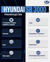 от {0} сум Hyundai SB 3000 Компактный 3-х карманный сортировщик банкнот для обработки средних и больших объемов наличности