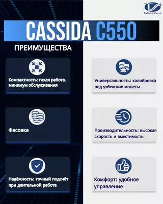 Сортировщик монет Cassida C550