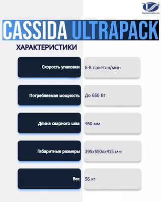 Вакуумный упаковщик на 2 пачки банкнот Cassida UltraPack