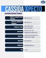 Cassida Xpecto Мультивалютный счетчик банкнот с определением номинала Оптом и розница