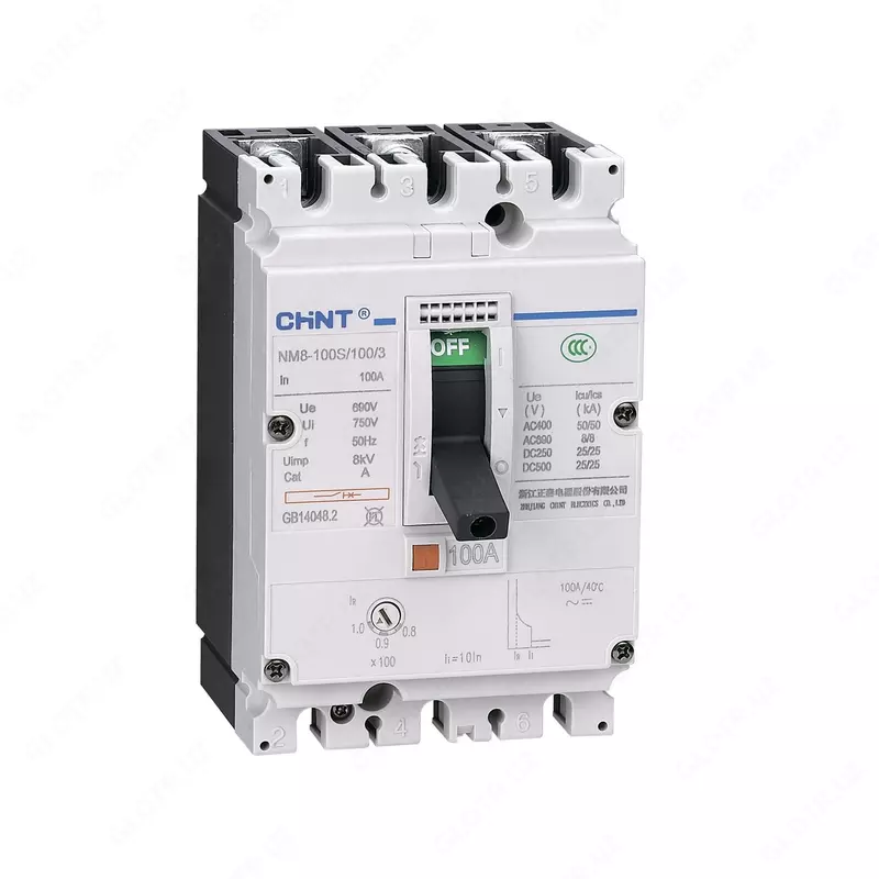Автомат выключатель NM1-250S 3P 160A 125кА в