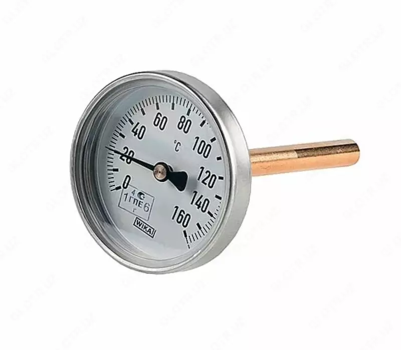 Термометр биметаллический ТБ (0-150°C) L-60 мм G1/2"