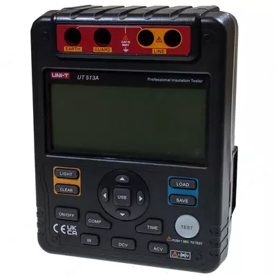  Измеритель сопротивления изоляции UNI-T UT513A (до 5000 В) - 