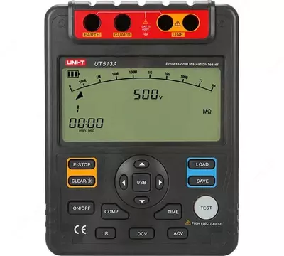UNI-T UT513 A raqamli izolyatsiyaga qarshilik o'lchagich