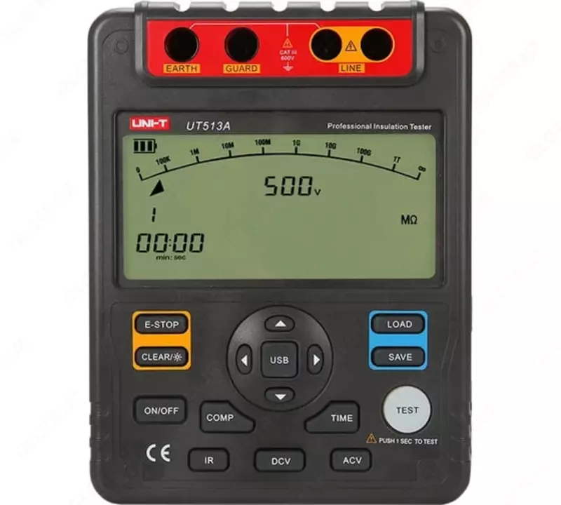 Цифровой измеритель сопротивления изоляции UNI-T UT513A