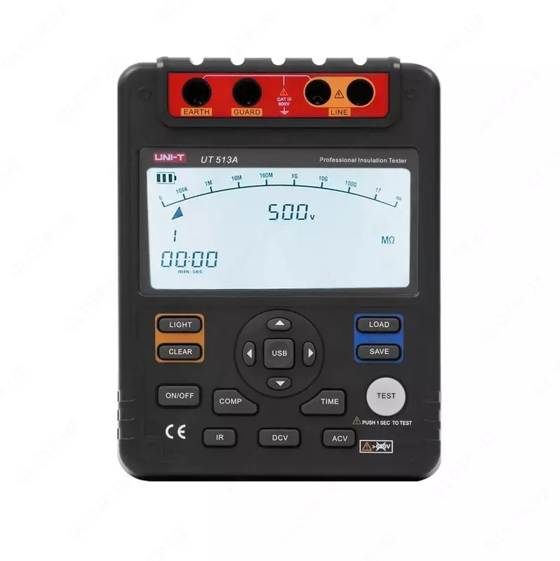 Цифровой измеритель сопротивления изоляции UNI-T UT513A