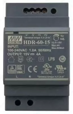 Блок питания MEAN WELL HDR-60-15 - 339 000 сум / шт.