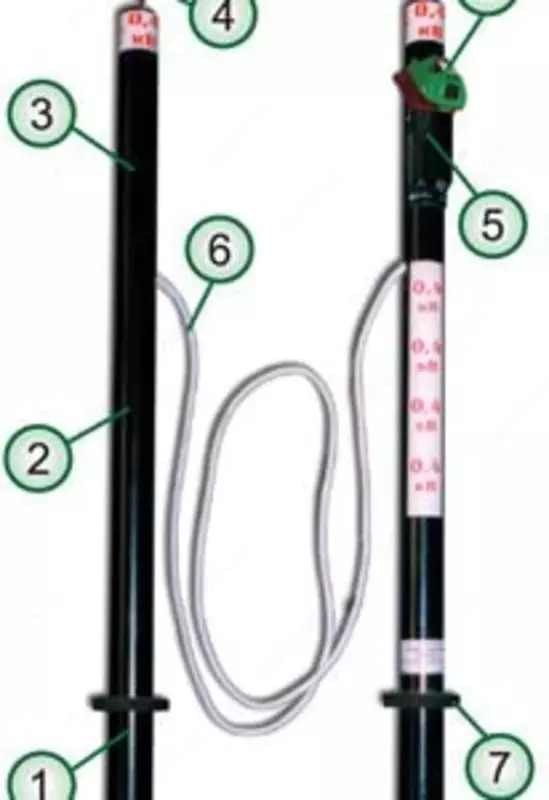 Указатель высокого напряжения комбинированный УВНК-10Б-УНТЕХ (35-220кВ) - 6 048 900 сум